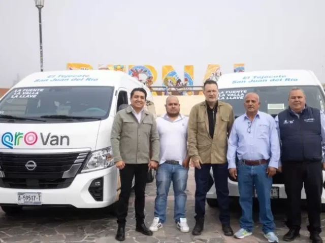 Encabeza Kuri banderazo de arranque de QroVan en el Semidesierto