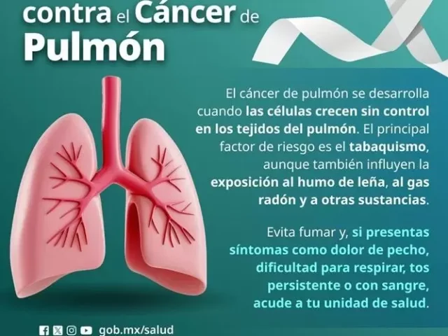 Se une Sesa a conmemoración del Día Mundial de lucha Contra el Cáncer de Pulmón