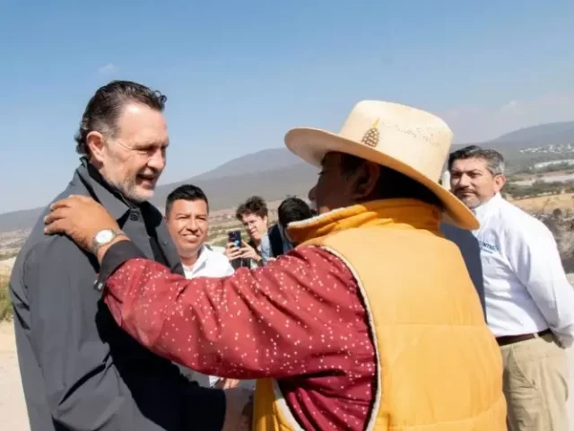 Supervisa Mauricio Kuri avance en la tercera celda del relleno sanitario de Huimilpan