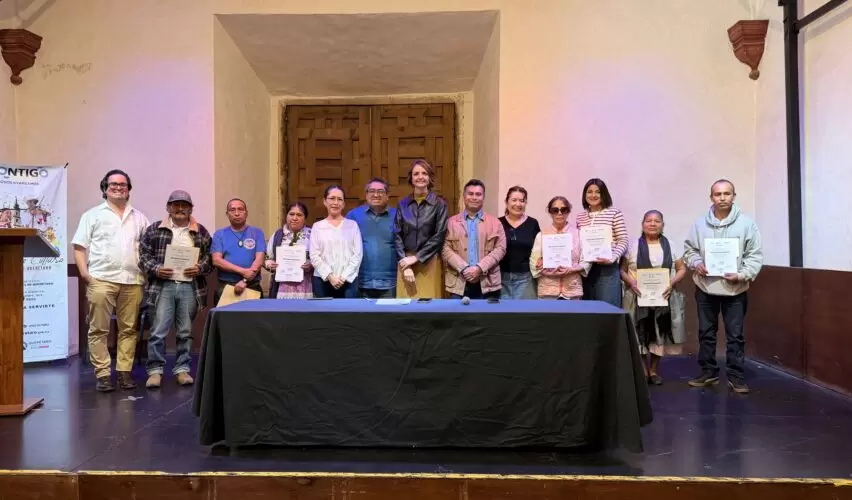 Lee más sobre el artículo Entrega titular de la SECULT recursos del PACMyC 2025