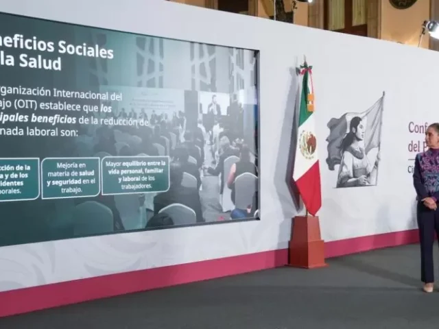 Anuncia presidenta Sheinbaum incremento del 13% al salario mínimo en 2026