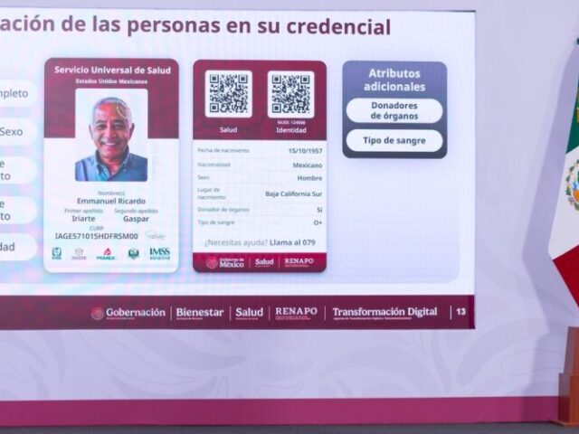 Gobierno federal tramitará credencial del Servicio Universal de Salud a partir de marzo