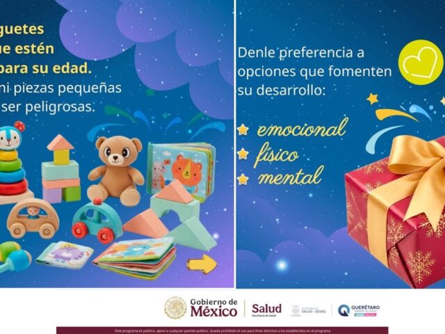 Da Secretaría de Salud recomendaciones para adquirir juguetes seguros