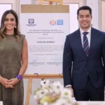 Firman Felifer y Alessandra Rojo de la Vega Acuerdo de Amistad entre Querétaro y Cuauhtémoc