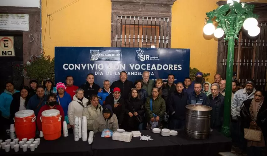 Lee más sobre el artículo Celebran Roberto Cabrera y funcionarios estatales Día de la Candelaria con voceadores