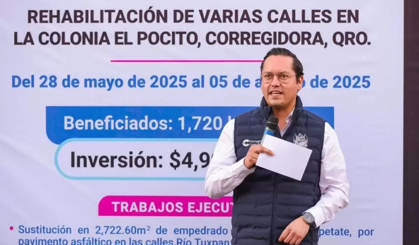 Lee más sobre el artículo Chepe Guerrero entregó rehabilitación de calles en colonia El Pocito