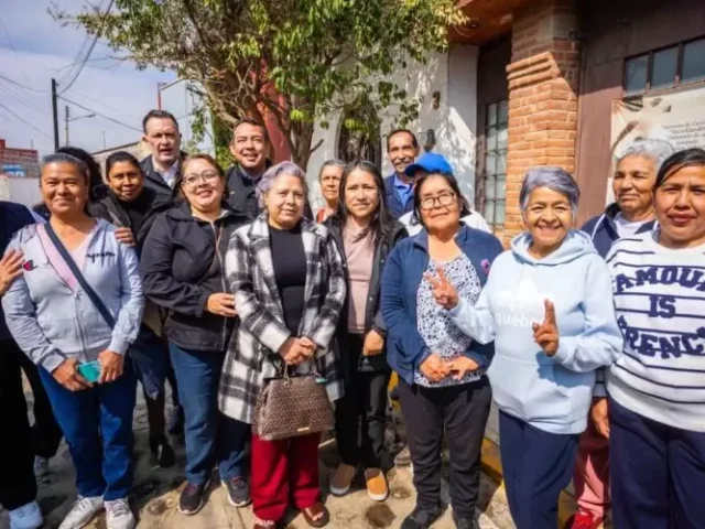Entregó Kuri rehabilitación de calles en Barrio de la Concepción, SJR