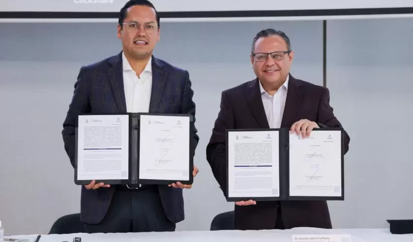 Lee más sobre el artículo Firman Chepe Guerrero y Braulio Guerra convenio para fortalecer la cultura de la paz