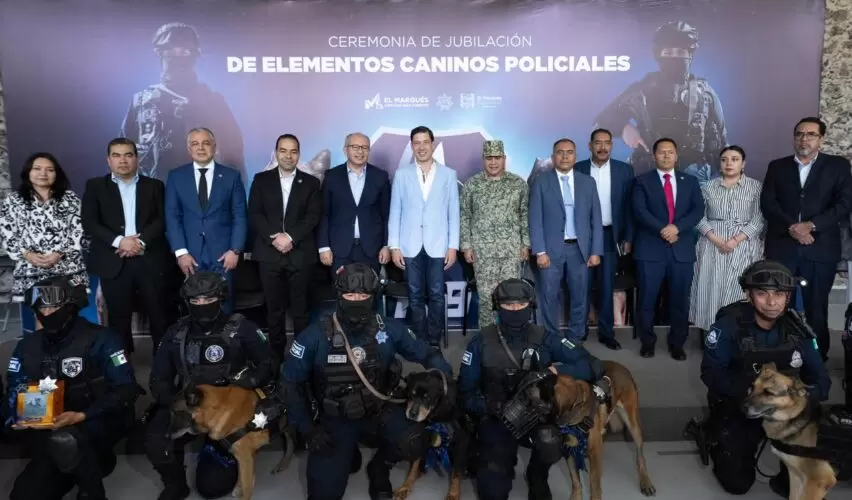 Lee más sobre el artículo Reconoce Rodrigo Monsalvo a Unidad K9 de El Marqués
