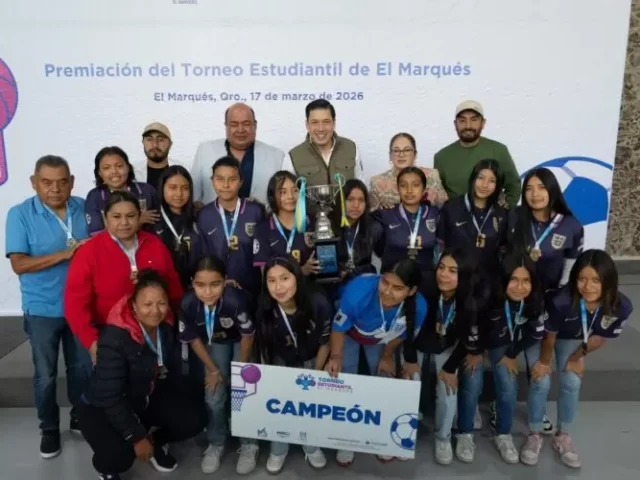 Participan más de mil alumnos en torneo estudiantil de El Marqués
