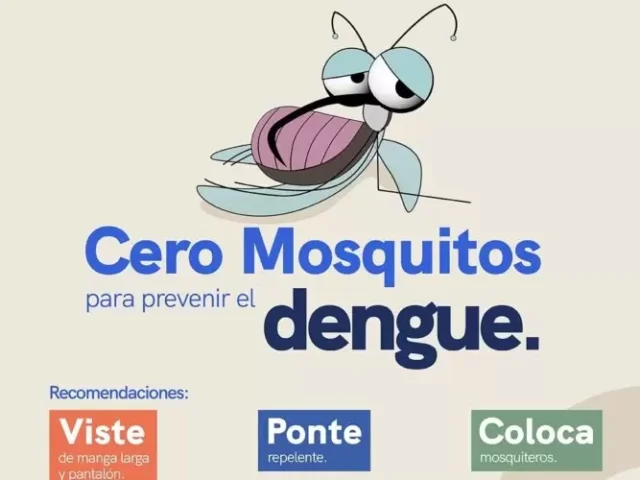 Da recomendaciones contra dengue Secretaría de Salud estatal