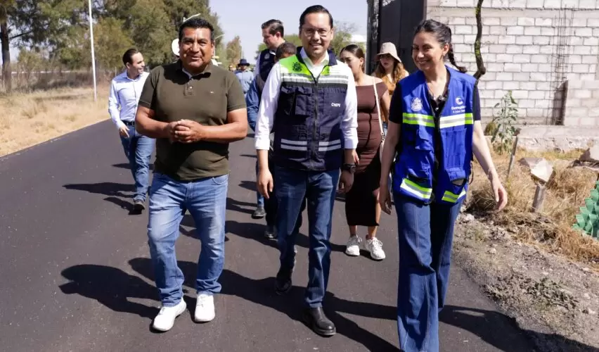 Lee más sobre el artículo Supervisa Chepe Guerrero trabajos de rehabilitación del Camino a San Rafael