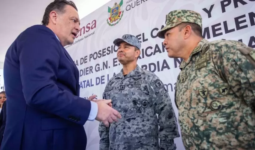 Lee más sobre el artículo Acudió Kuri a toma de protesta de nuevo coordinador de Guardia Nacional, Ricardo Meléndrez