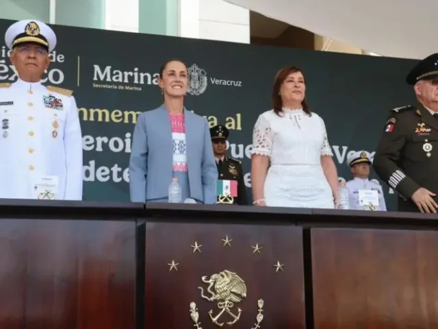 Encabeza presidenta Sheinbaum Ceremonia del 112 Aniversario de la Defensa del puerto de Veracruz