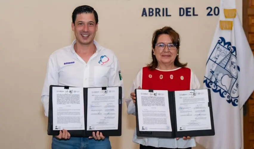Lee más sobre el artículo Firma Rodrigo Monsalvo convenio de colaboración con el INAH