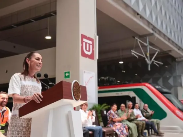Presidenta Sheinbaum inauguró tren al Aeropuerto Felipe Ángeles