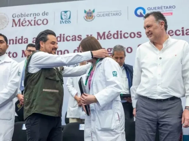 Autoridades estatales y federales dan bienvenida a 205 médicos al IMSS Querétaro