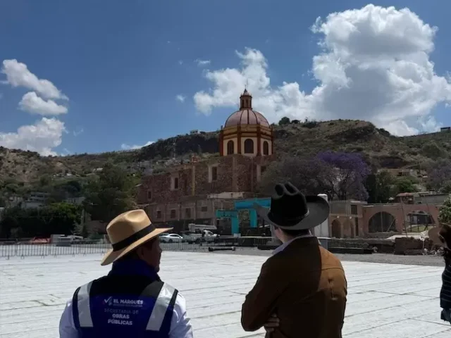 Rodrigo Monsalvo supervisa obras por 300 mdp en El Marqués