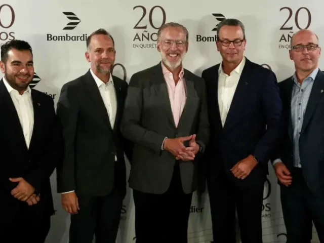 Celebra Bombardier 20 años de colaboración con Querétaro