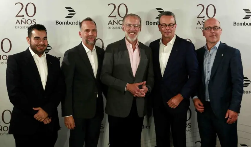 Lee más sobre el artículo Celebra Bombardier 20 años de colaboración con Querétaro