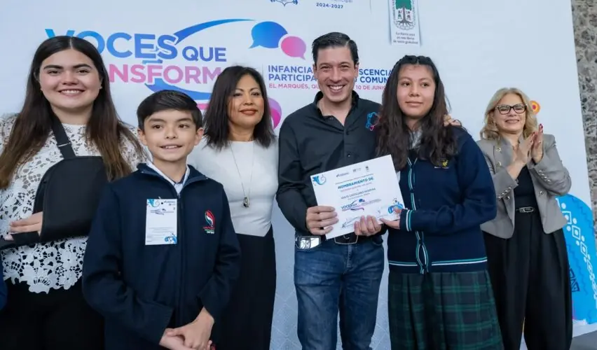 Lee más sobre el artículo Participan infancias de El Marqués aportando ideas y en el cabildo municipal