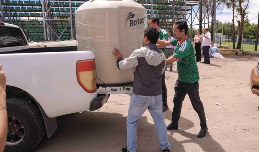 Lee más sobre el artículo Entrega municipio de Corregidora tinacos a 690 familias