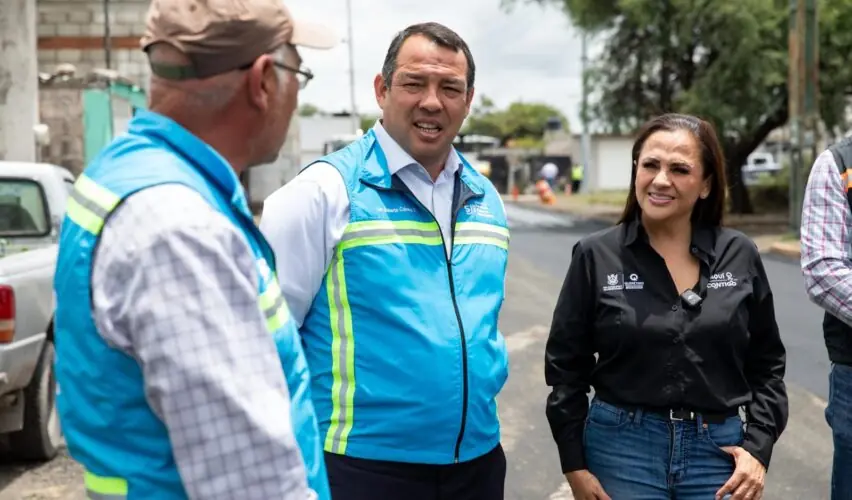 Lee más sobre el artículo Municipio de San Juan del Río y CEI rehabilitan calles en zona oriente