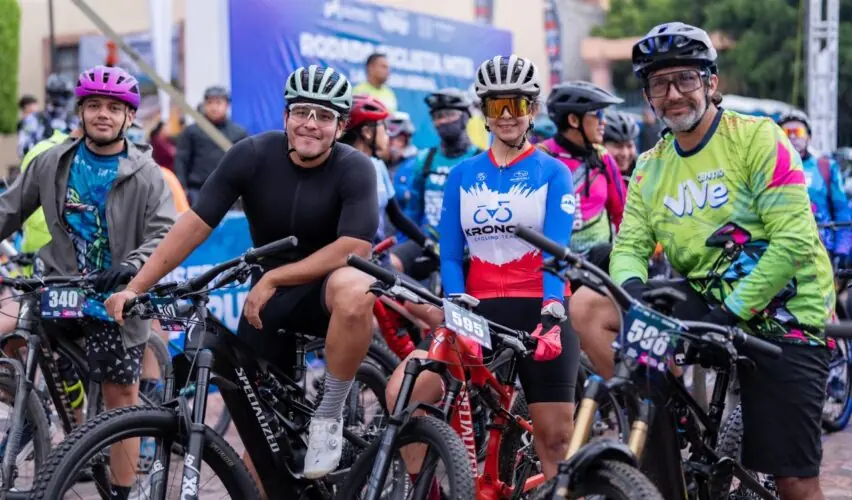 Lee más sobre el artículo Tuvo éxito primera rodada ciclista MTB en La Cañada; hubo 600 participantes