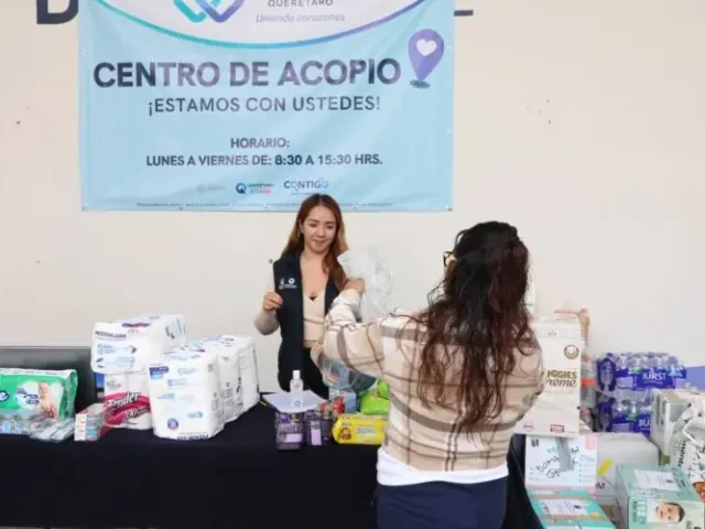 Reciben cinco toneladas de ayuda para Venezuela en los Centros de Acopio del SEDIF