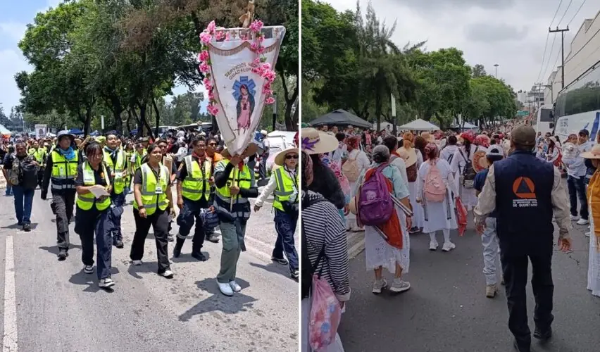 Lee más sobre el artículo Concluyó con saldo blanco Peregrinación de Querétaro al Tepeyac 2026