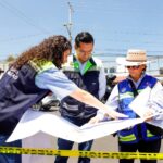 Chepe Guerrero supervisa la construcción de parada de autobús en Avenida Candiles