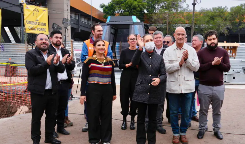 Lee más sobre el artículo Sheinbaum supervisa construcción de línea 4 del Cablebús en CDMX