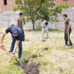 Encabeza Felifer Macías reforestación en la prepa Bicentenario