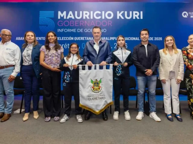 Abandera Kuri a selección queretana para la Paralimpiada Nacional