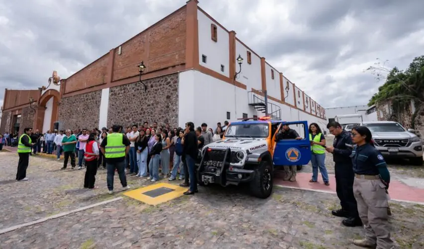 Lee más sobre el artículo El Marqués fortalece cultura de prevención con macrosimulacro en Centro Municipal