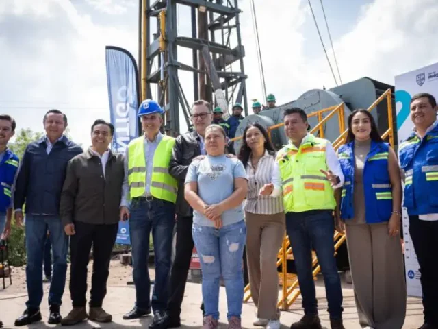 Supervisa Kuri obra hidráulica en Los Cues, Huimilpan