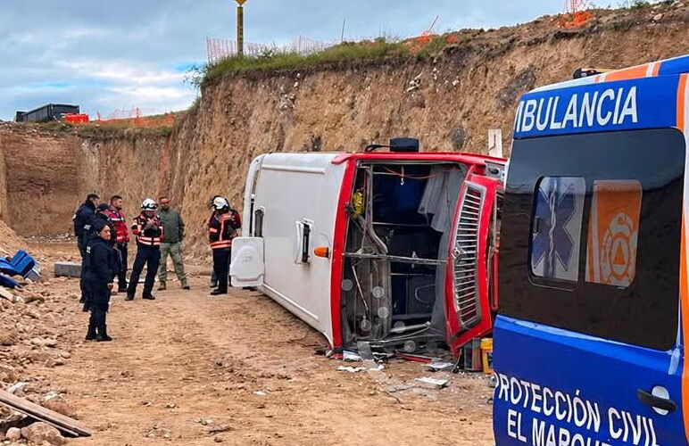 Lee más sobre el artículo IMSS continúa atendiendo a 6 lesionados por accidente en obra del tren México-Querétaro