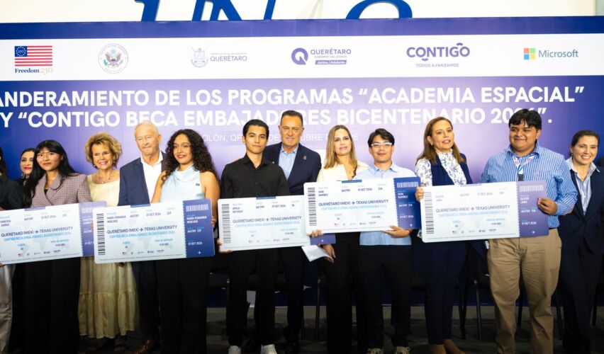 Lee más sobre el artículo Talento queretano sin fronteras: jóvenes viajan a la NASA y Texas respaldados por gobierno estatal y EU
