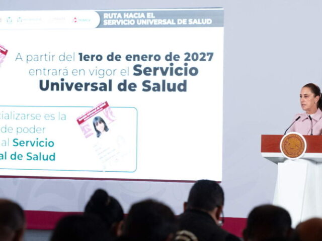 Abrirán 12 mil 750 consultorios del Servicio Universal de Salud a partir de enero, anuncia Sheinbaum