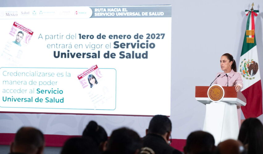 Lee más sobre el artículo Abrirán 12 mil 750 consultorios del Servicio Universal de Salud a partir de enero, anuncia Sheinbaum